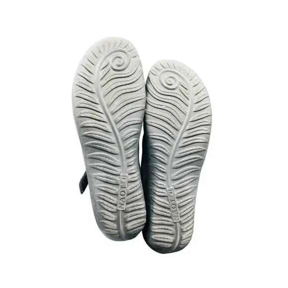 ✨ Naot Mary Jane Slingback Silver Swirl Leather Shoes Women’s 41 Comfort Arch - Picture 6 of 7